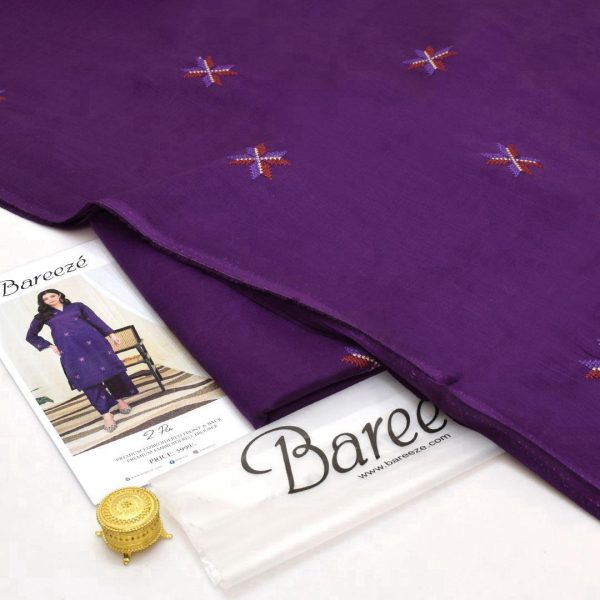 Bareeze Premium LAWN Embroidered All-Over 2pcs - Image 2