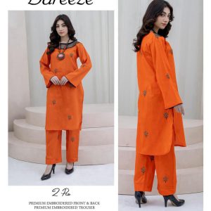 Bareeze Premium LAWN Embroidered All-Over 2pcs