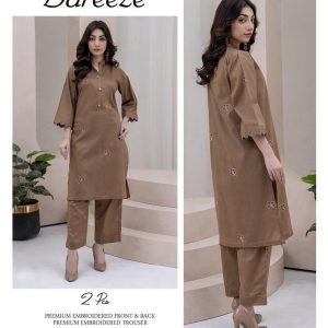 Bareeze Premium LAWN Embroidered All-Over 2pcs