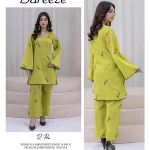Bareeze Premium LAWN Embroidered All-Over 2pcs