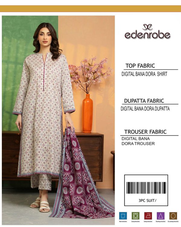 Edenrobe 3-Piece Lawn Suit