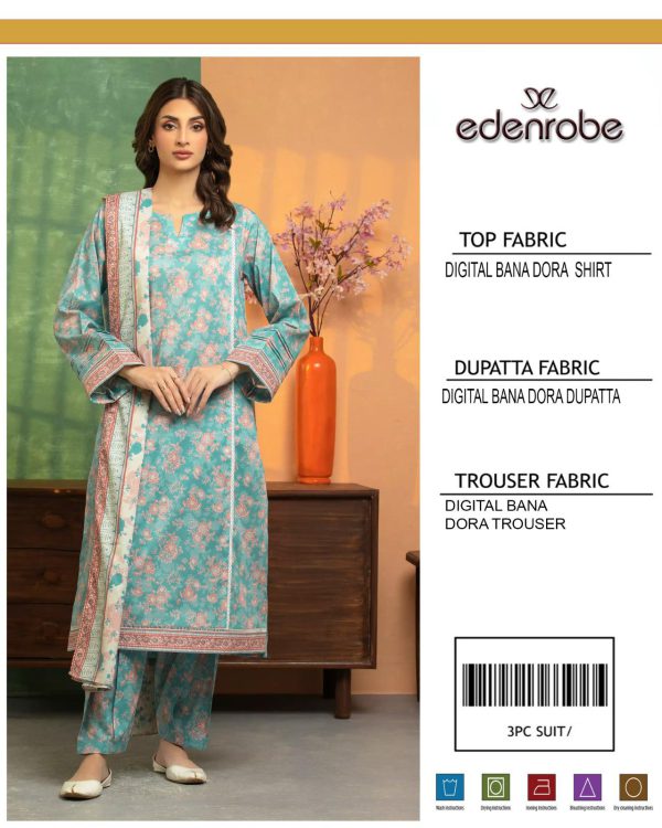 Edenrobe 3-Piece Lawn Suit