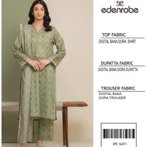 Edenrobe 3-Piece Lawn Suit