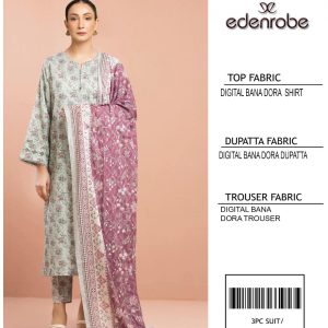 Edenrobe 3-Piece Lawn Suit