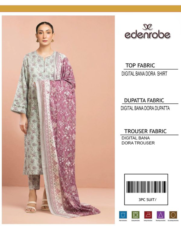 Edenrobe 3-Piece Lawn Suit