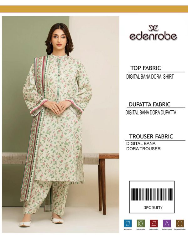 Edenrobe 3-Piece Lawn Suit