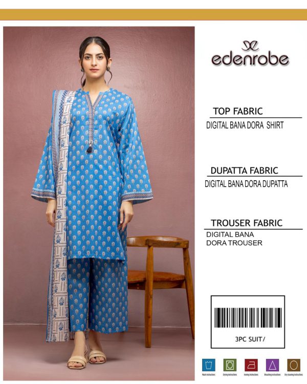 Edenrobe 3-Piece Lawn Suit